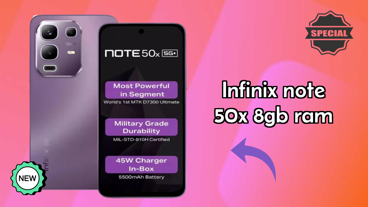 Infinix Note 50X 8GB RAM डिस्प्ले साइज़: 6.67 Inches (16.94 Cm) स्क्रीन रिव्यु