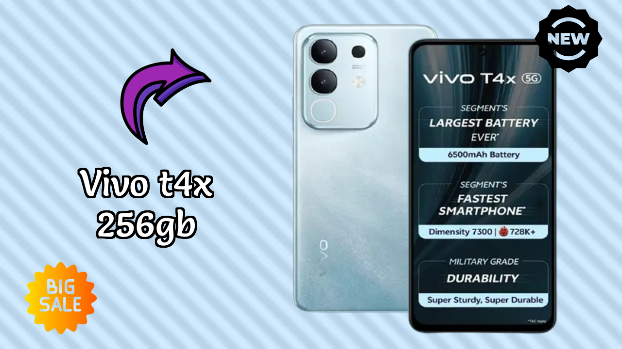 Vivo T4X 256GB क़ीमत गिरावट अलर्ट: अब सिर्फ ₹16,499